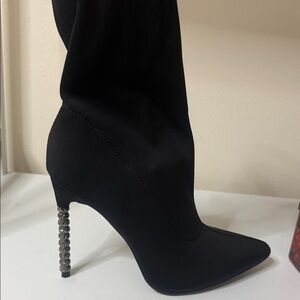 Azalea Wang Stiletto Bootie in Black